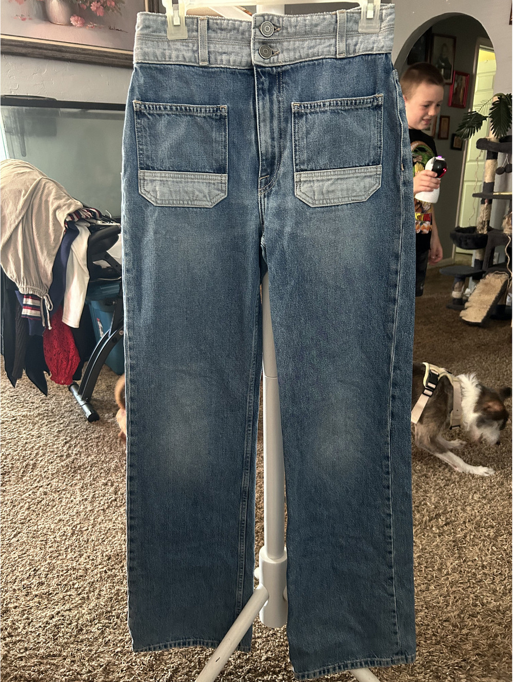 Joie Women's Two-Tone Denim Jeans Size 27